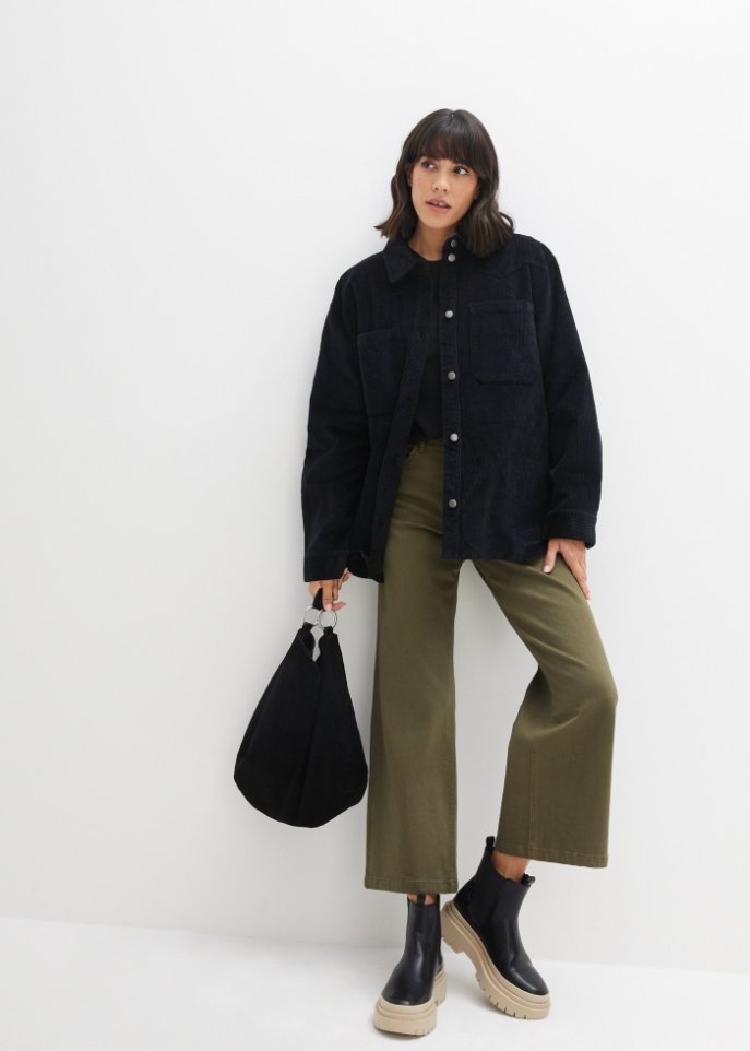 Cord-Shaket, oversized