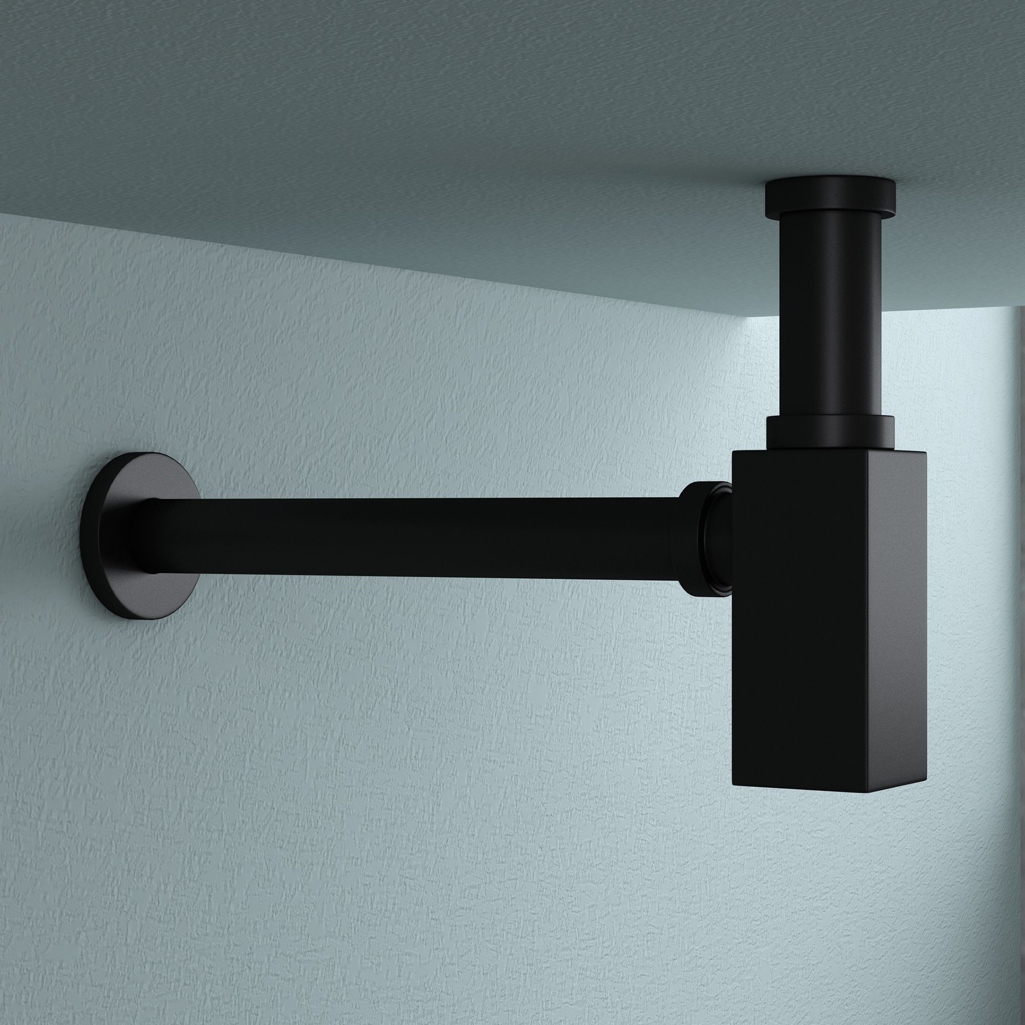 doporro Siphon doporro Design Siphon 50x33x24cm Waschbecken-Röhrensiphon, für Waschbecken