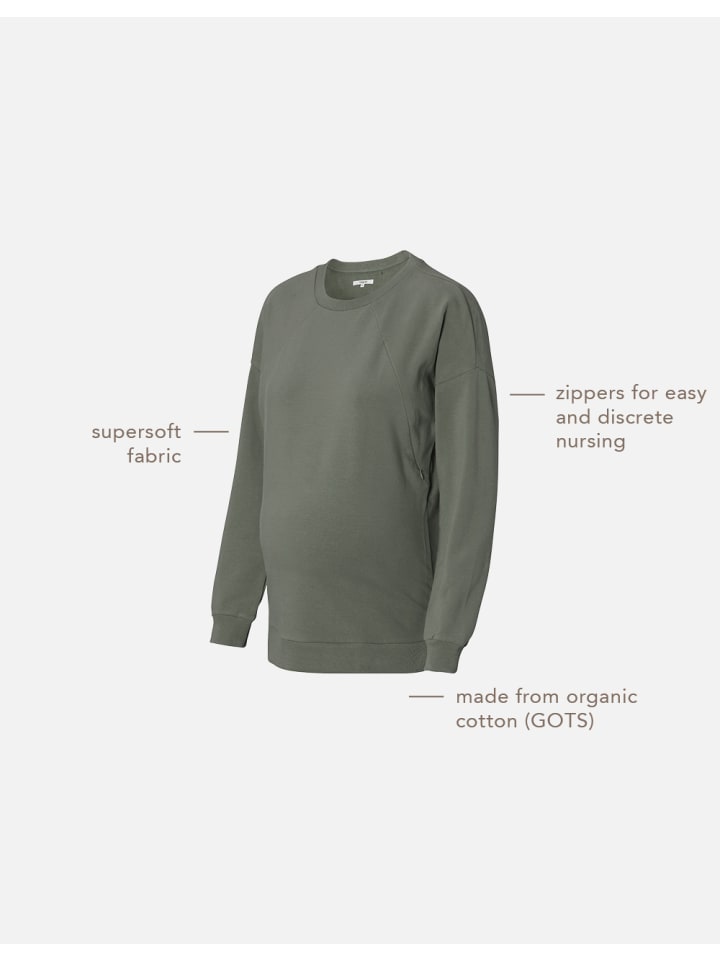 Noppies Still-Pullover Lesy in Olive günstig kaufen