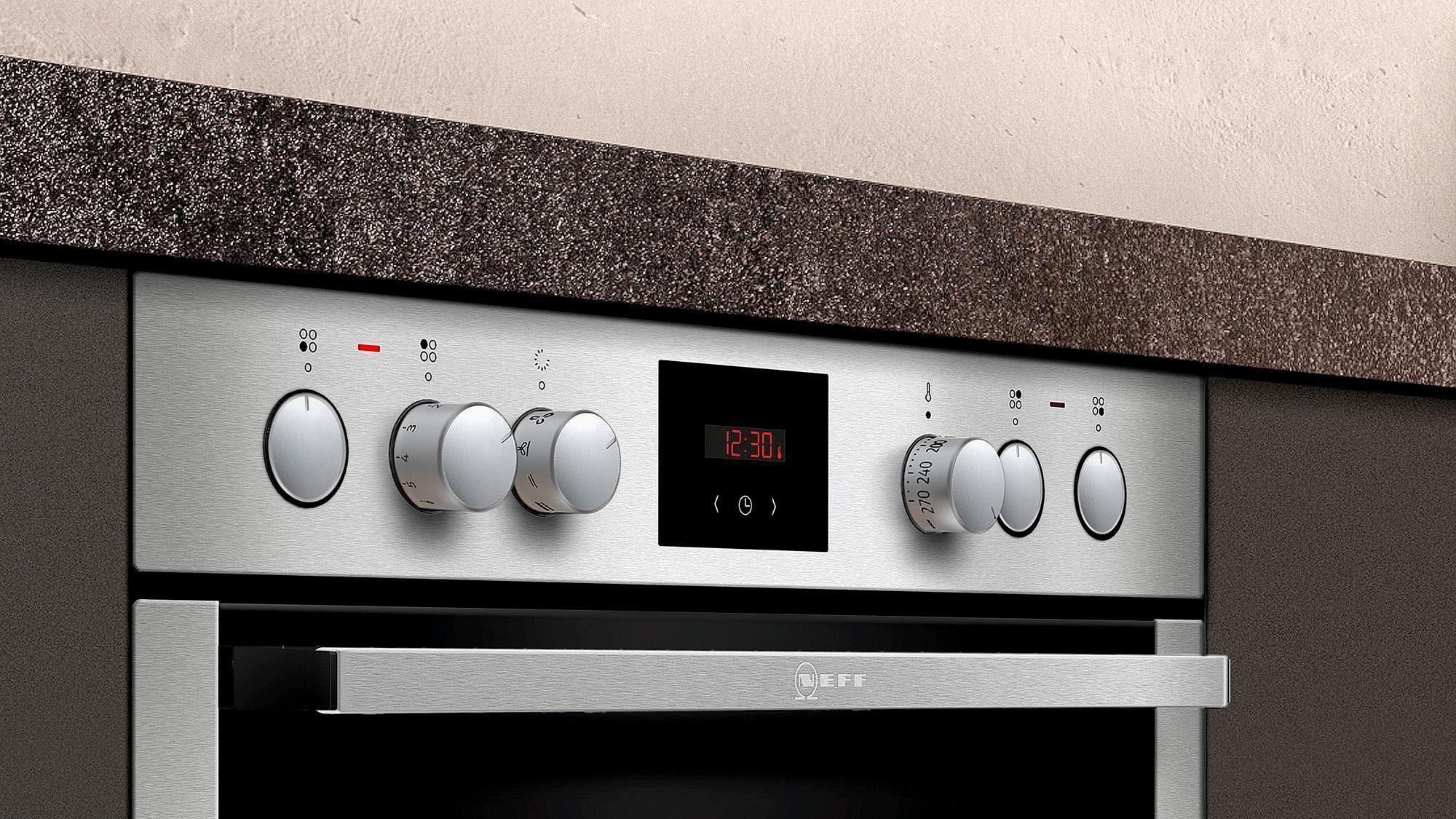 NEFF Elektro-Herd-Set XED342, mit Teleskopauszug nachrüstbar, CircoTherm® Heißluftsystem