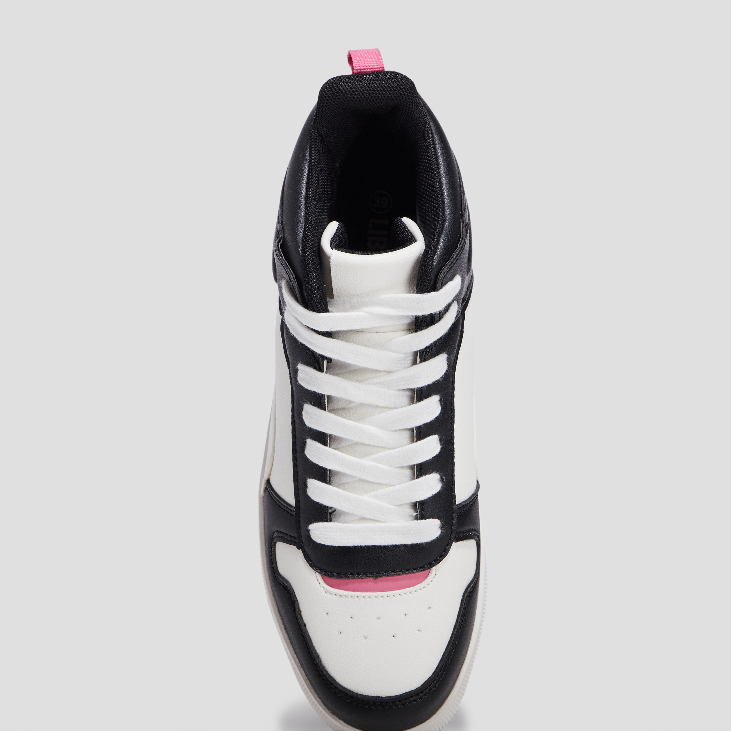 Baskets montantes Liberto noir femme | La Halle