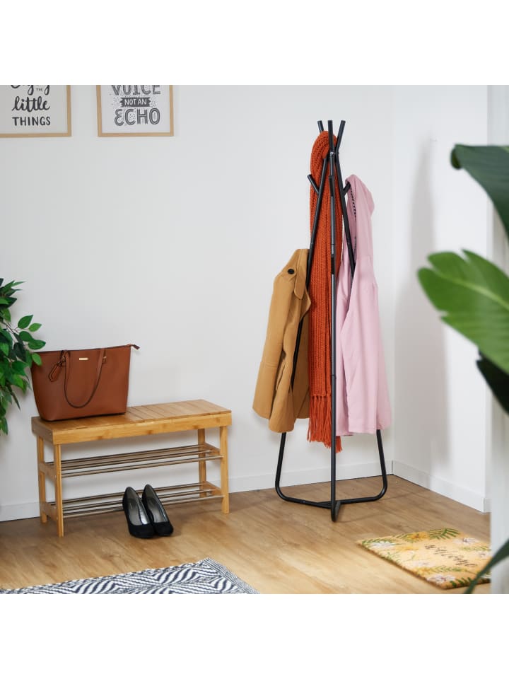 relaxdays Garderobenständer - (B)40 x (H)157 x (T)48 cm günstig kaufen onesize