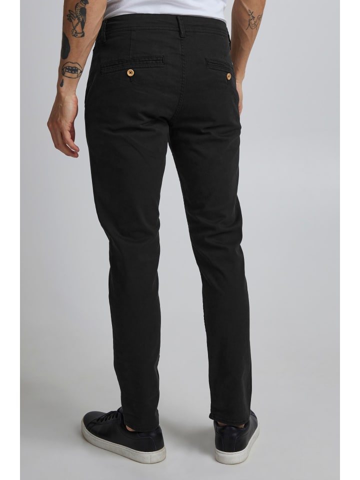 BLEND Chinohose BHNATAN pants - 20703472  Chinohose Slim Fit mit Gürtelschlaufen in Schwarz günstig kaufen