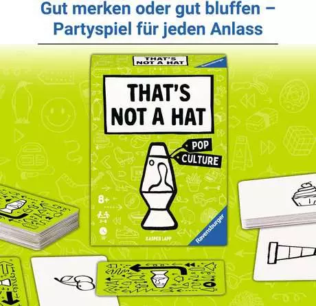 That's not a hat - Pop Culture - Kartenspiel ab 8 Jahren