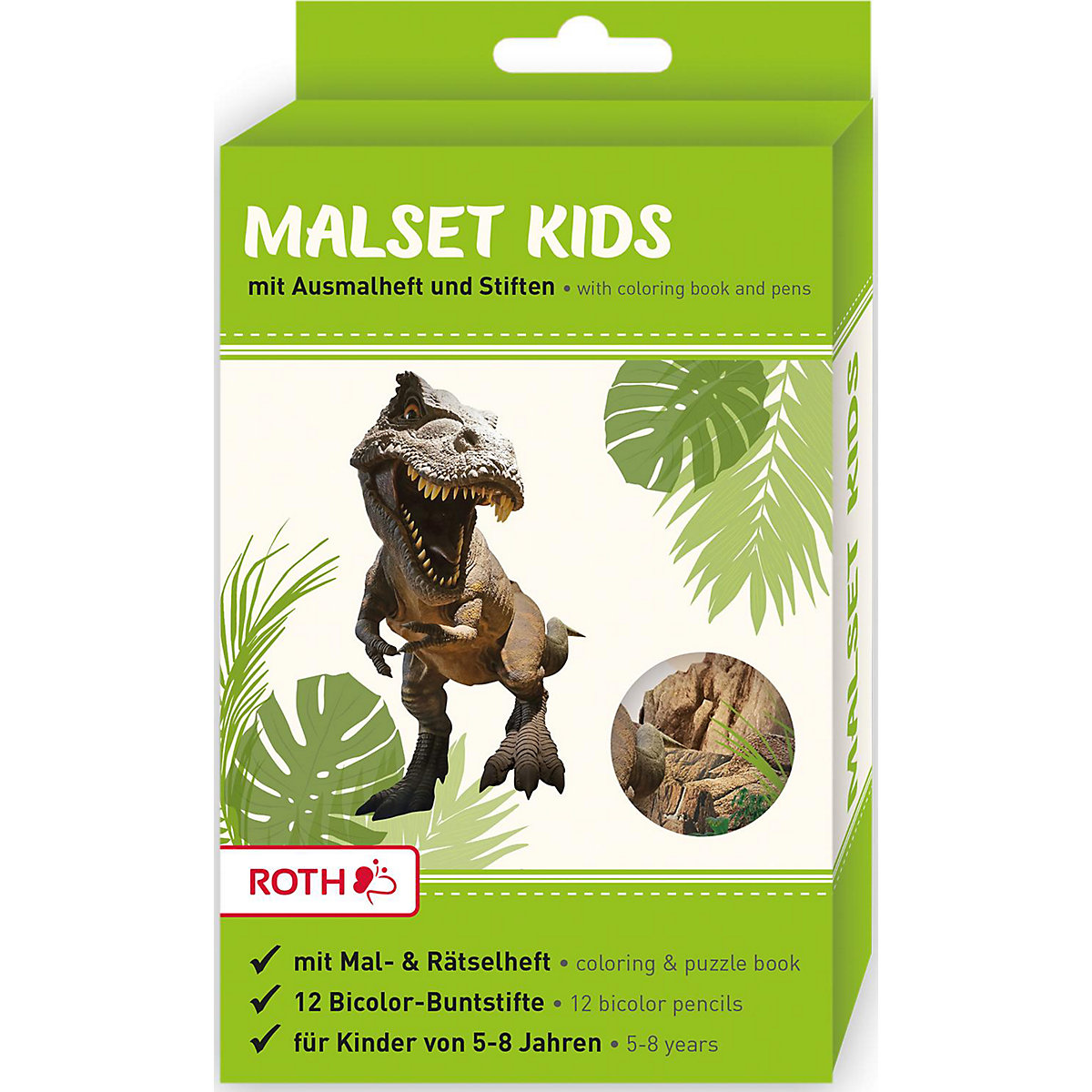 Mal- und Rätselspaß Tyrannosaurus, 2-tlg.
