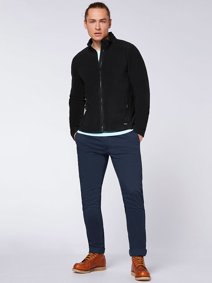 Chiemsee Fleecejacke in Schwarz günstig kaufen