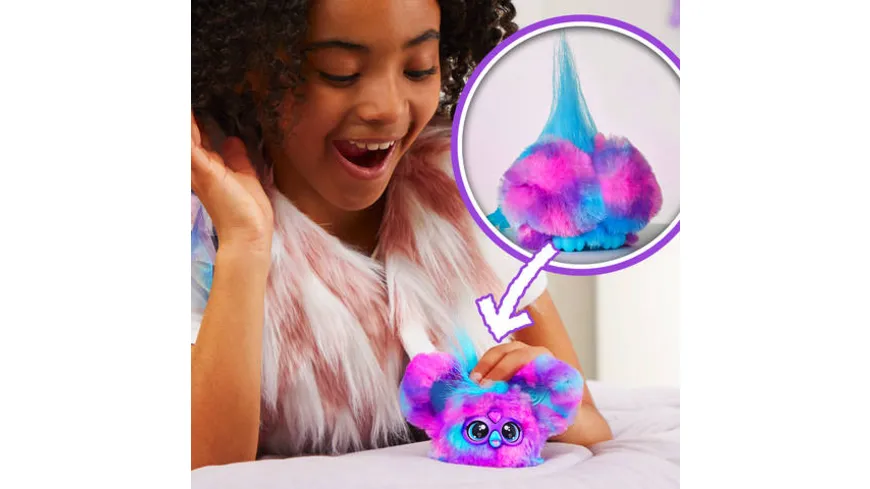Hasbro - Furby Furblets Mini elektronisches Plüschspielzeug, 1 Stück, sortiert