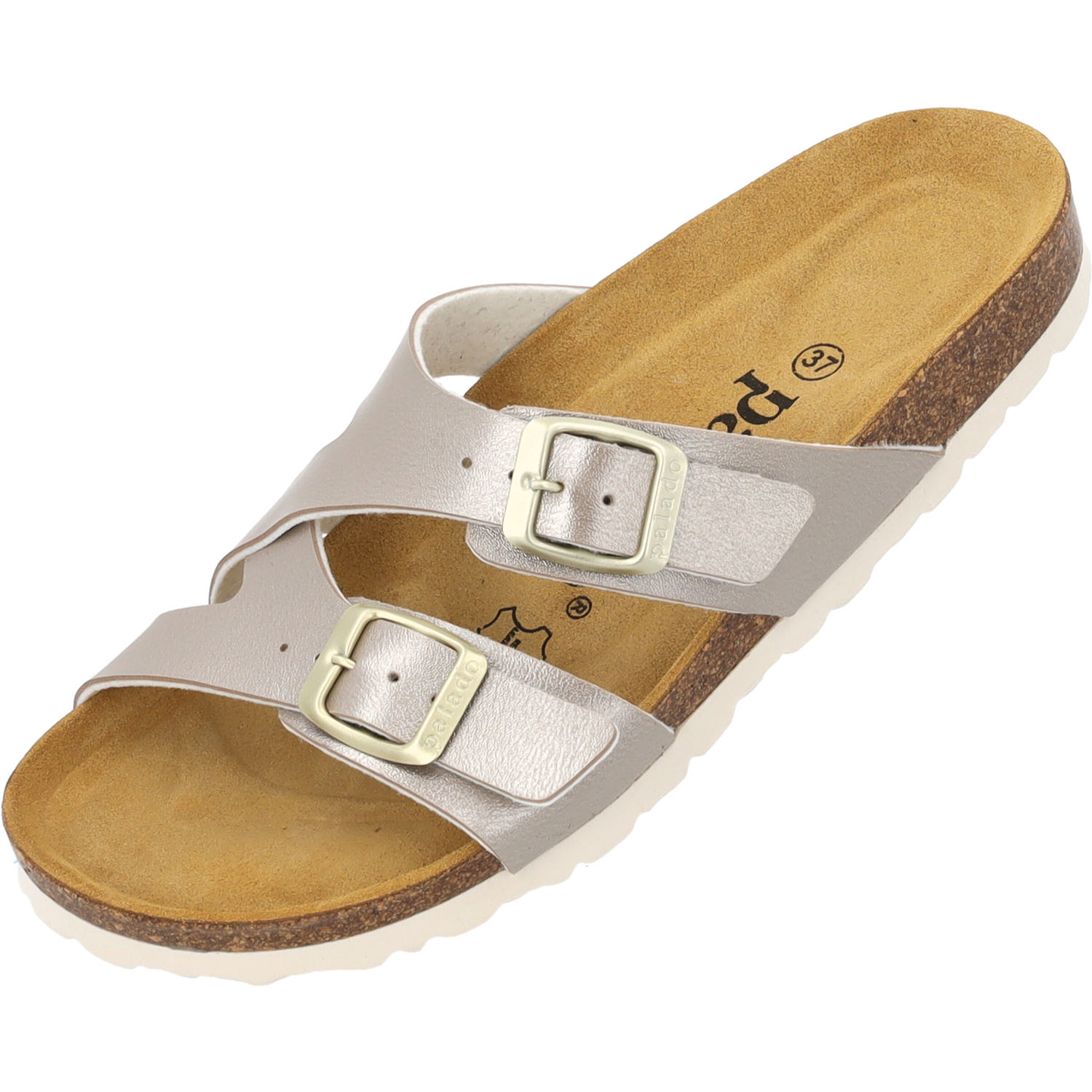 Palado Arrila, Pantoletten, Damen, Beige Metallic