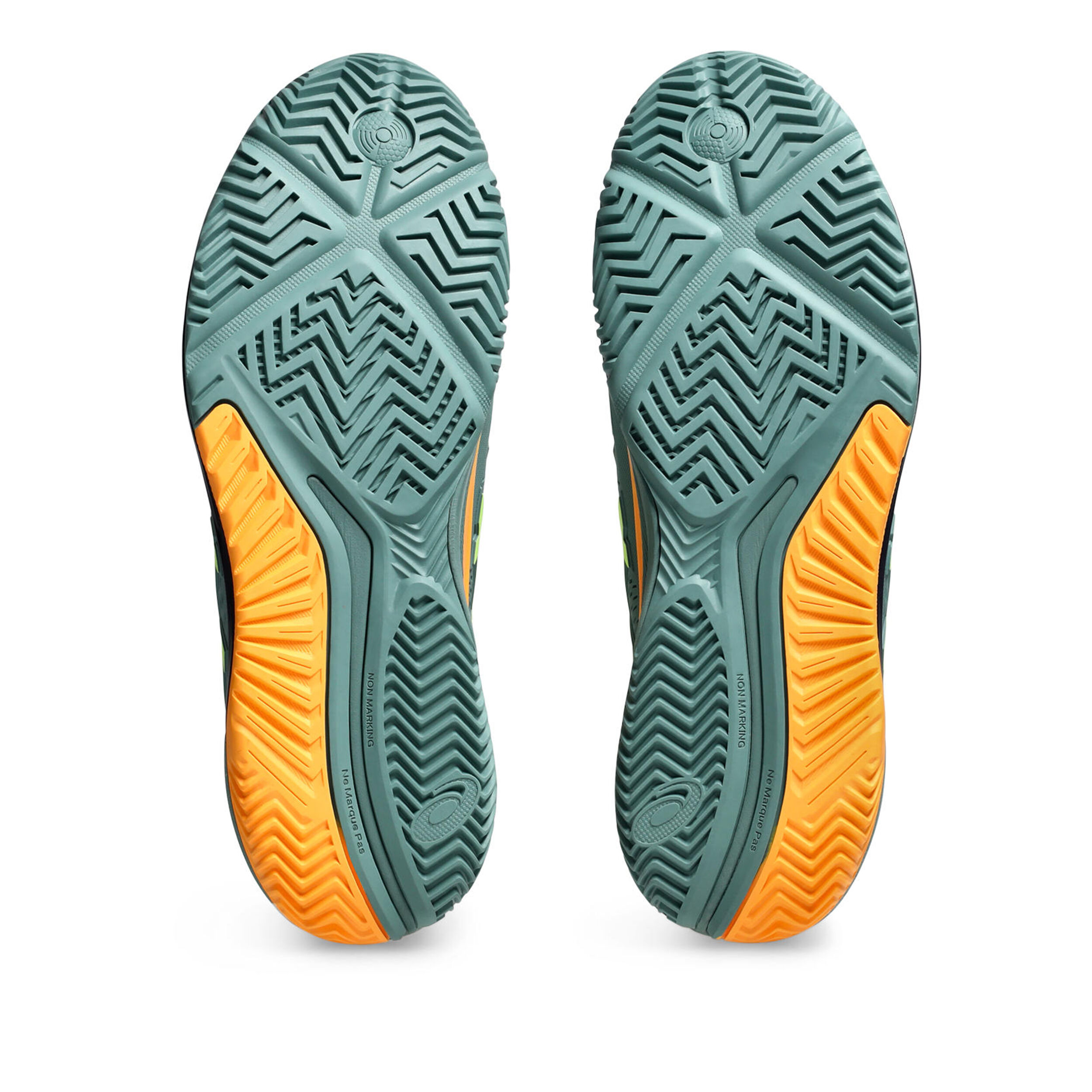 Gel-Resolution 9 Padelschuh Herren - Grün, Neongelb