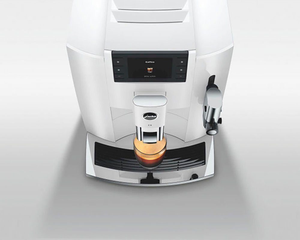 JURA Kaffeevollautomat 15585 E8 Piano White (EC)