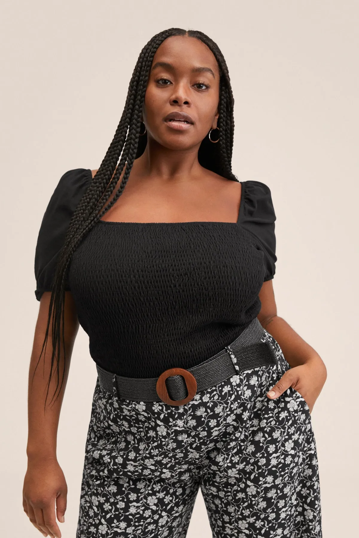 MANGO  27027117 Frau / Mädchen Schwarz