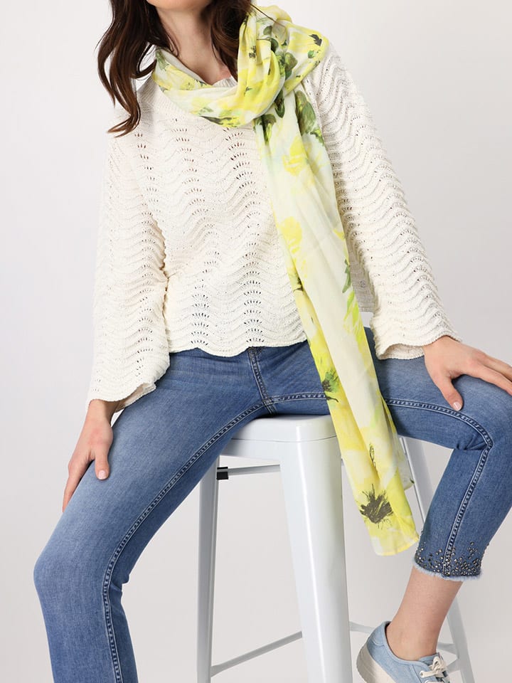 monari Viskose-Schal in Gelb - (L)180 x (B)70 cm günstig kaufen onesize