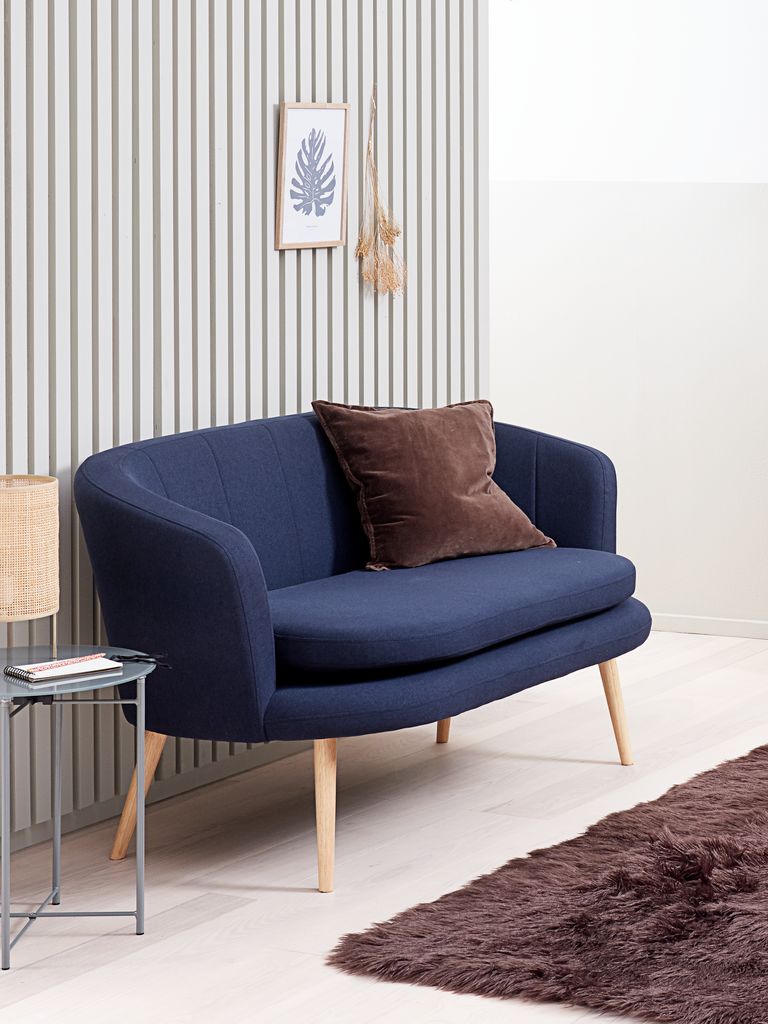 GISTRUP GISTRUP 2-seters sofa, marineblått stoff