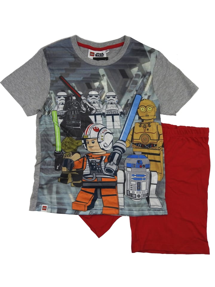 LEGO Schlafanzug Star Wars Jedi in Grau günstig kaufen 104
