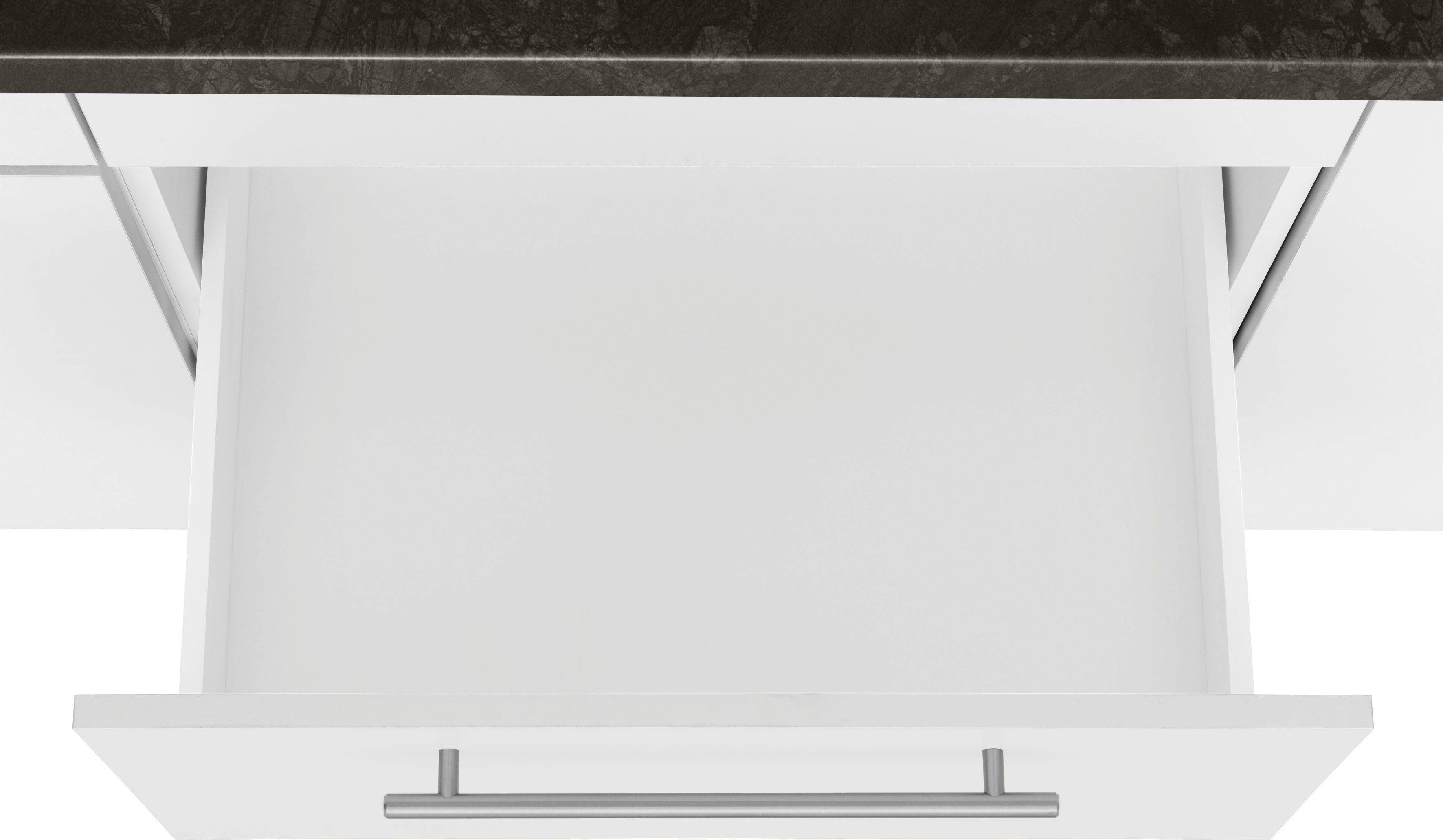 wiho Küchen Küchenzeile Unna, mit E-Geräten, Breite 370 cm