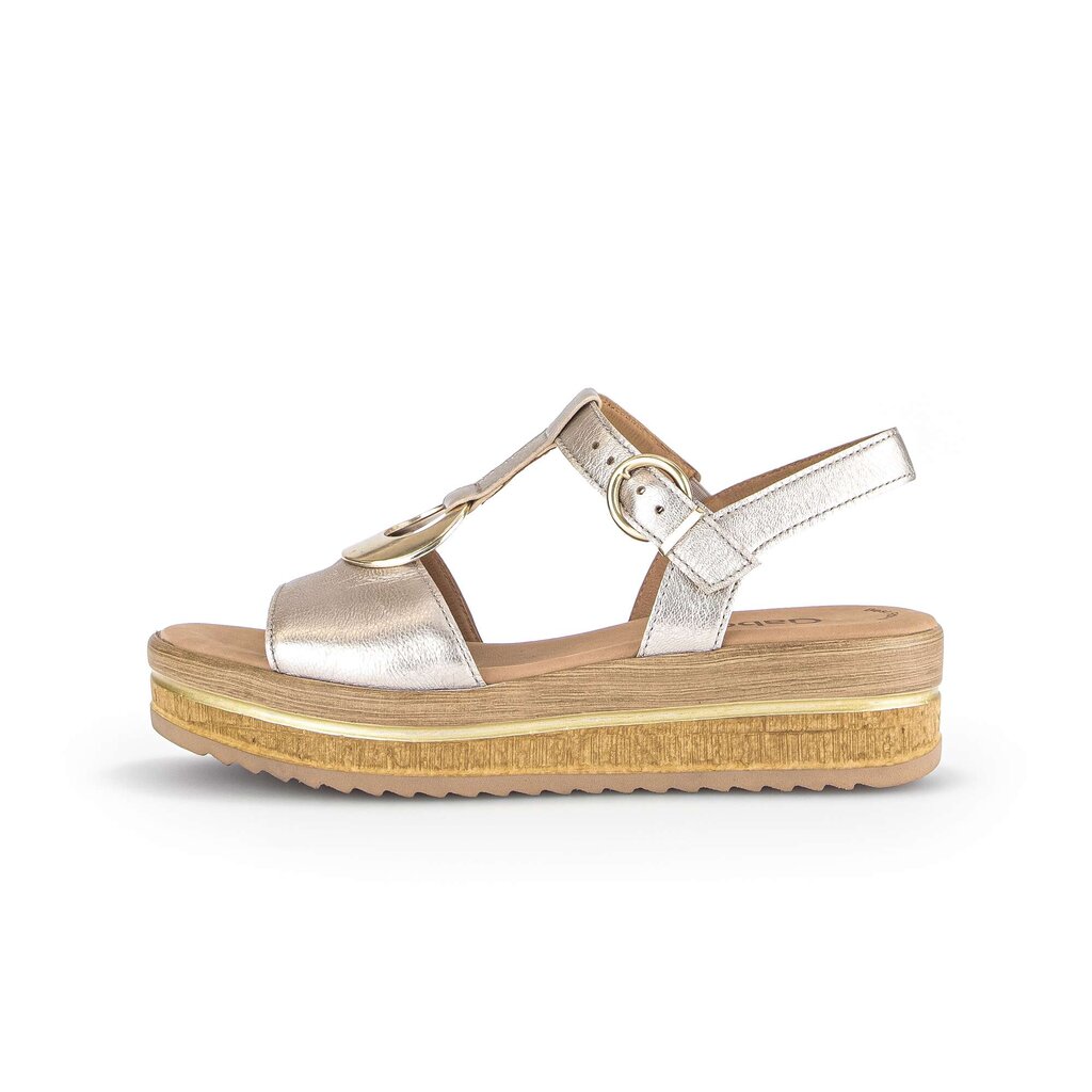 Gabor fashion Plateau Sandale gold