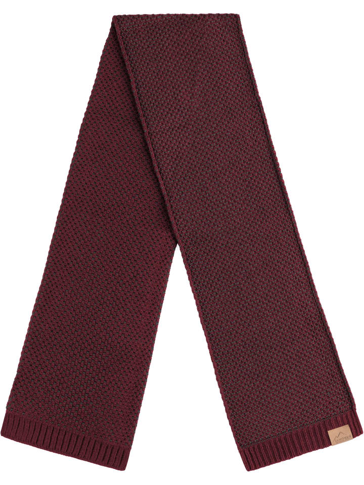 Normani Outdoor Sports Strickschal Edet in Rot/Anthrazit günstig kaufen onesize