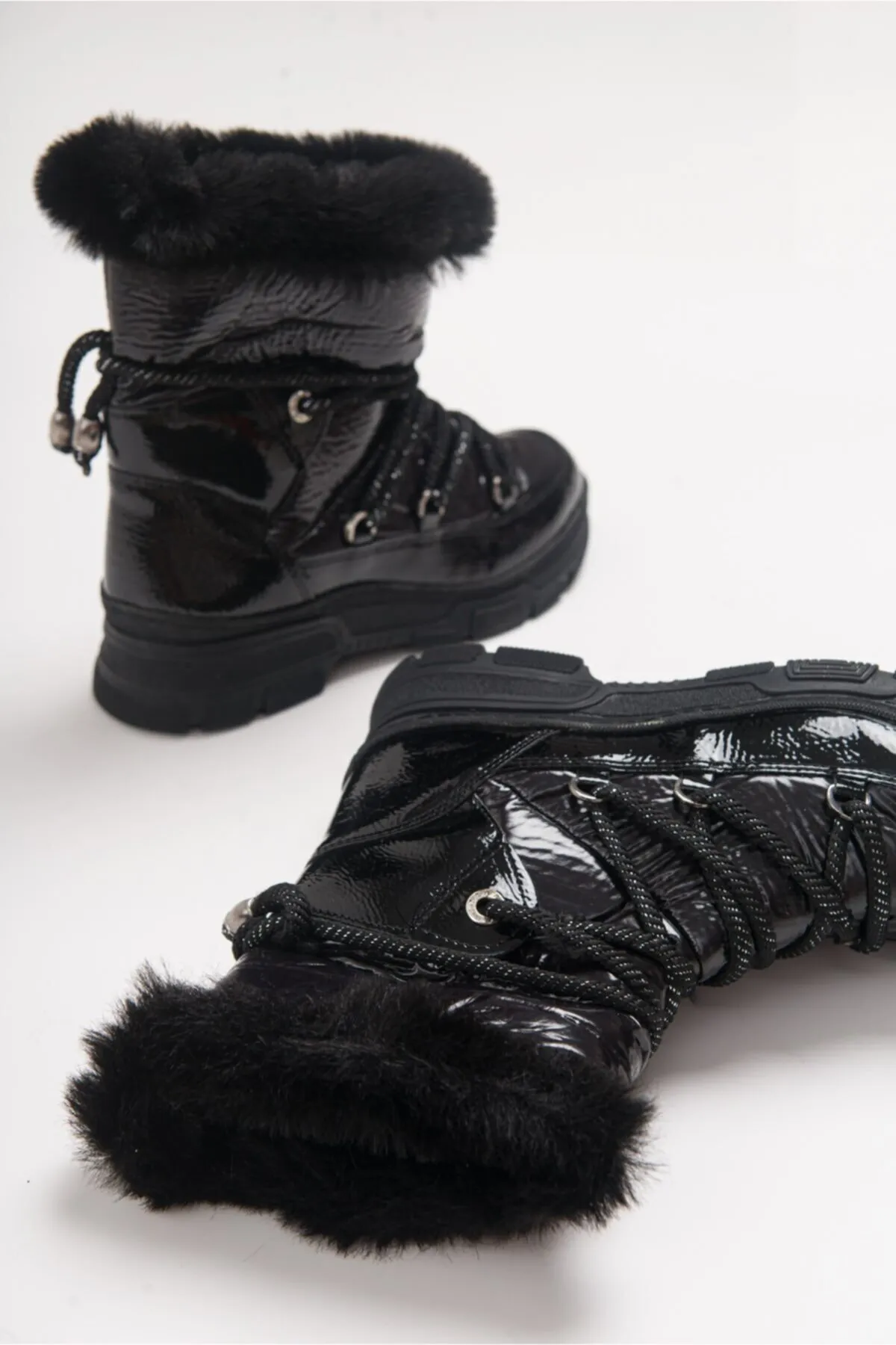 LuviShoes  23 schwarze Damenstiefel