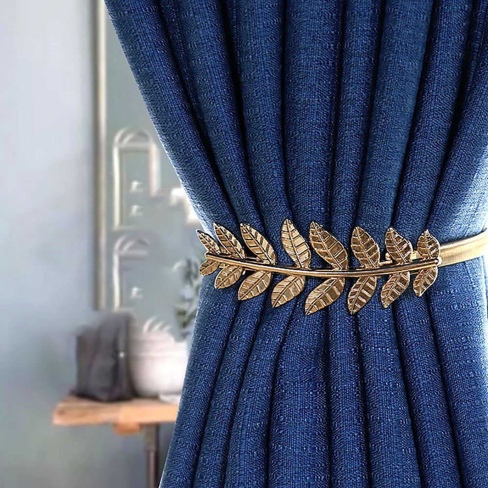 Raffhalter Vorhang Raffhalter, 4 Stück Raffhalter für Vorhänge Metall, SCOHOME, (1 Paar, 2-tlg)