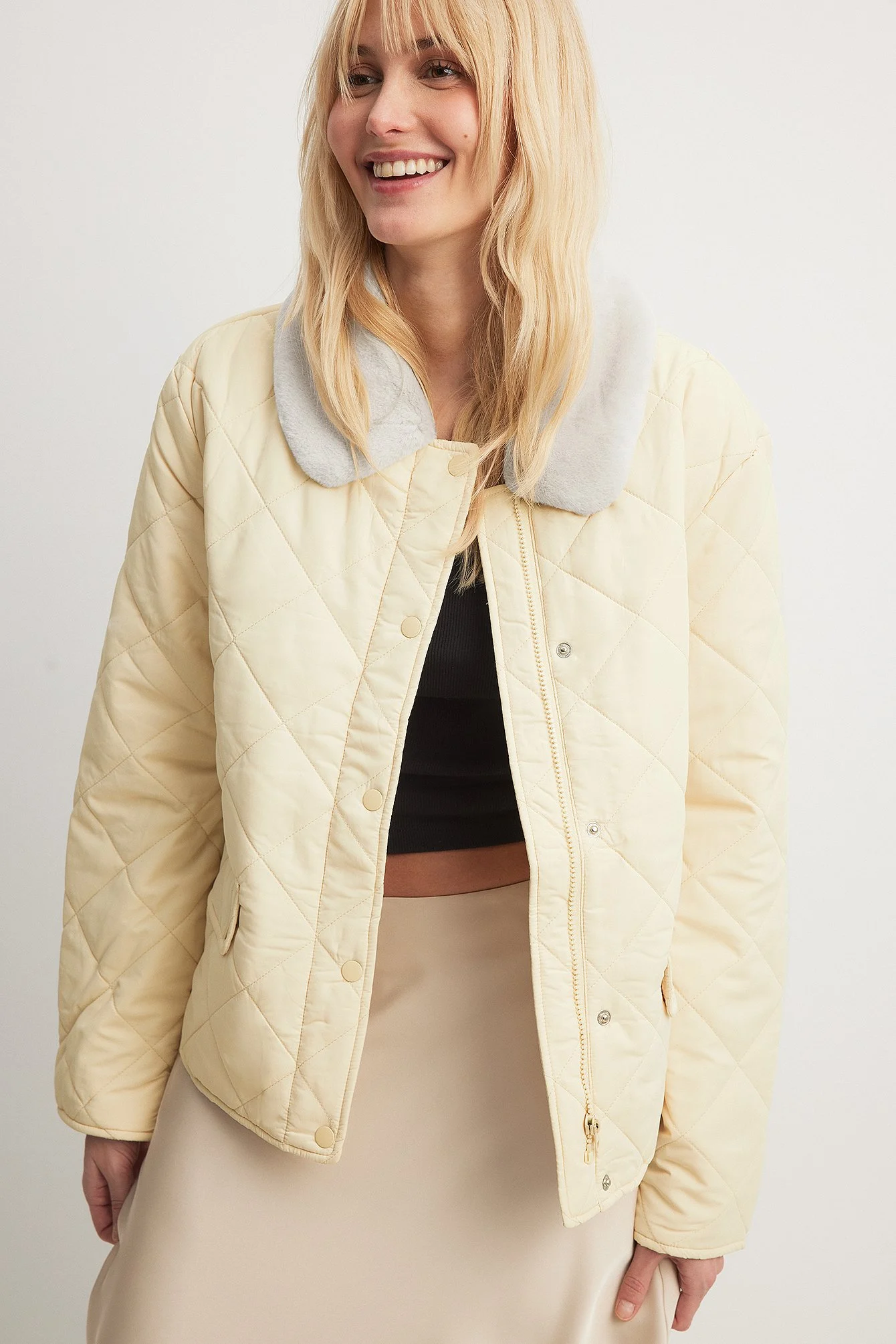 Gesteppte wattierte Jacke