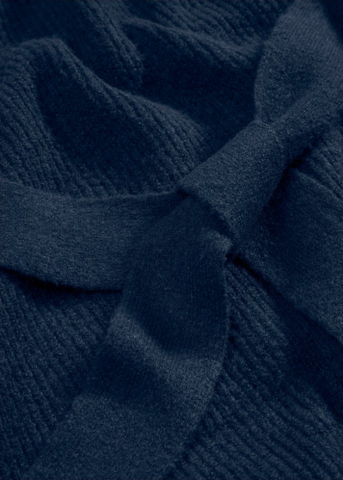 Strickkleid mit Ballonärmeln