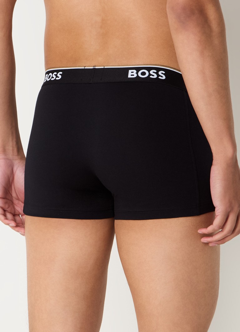 Lot de 3 boxers HUGO BOSS Power avec bande logotée