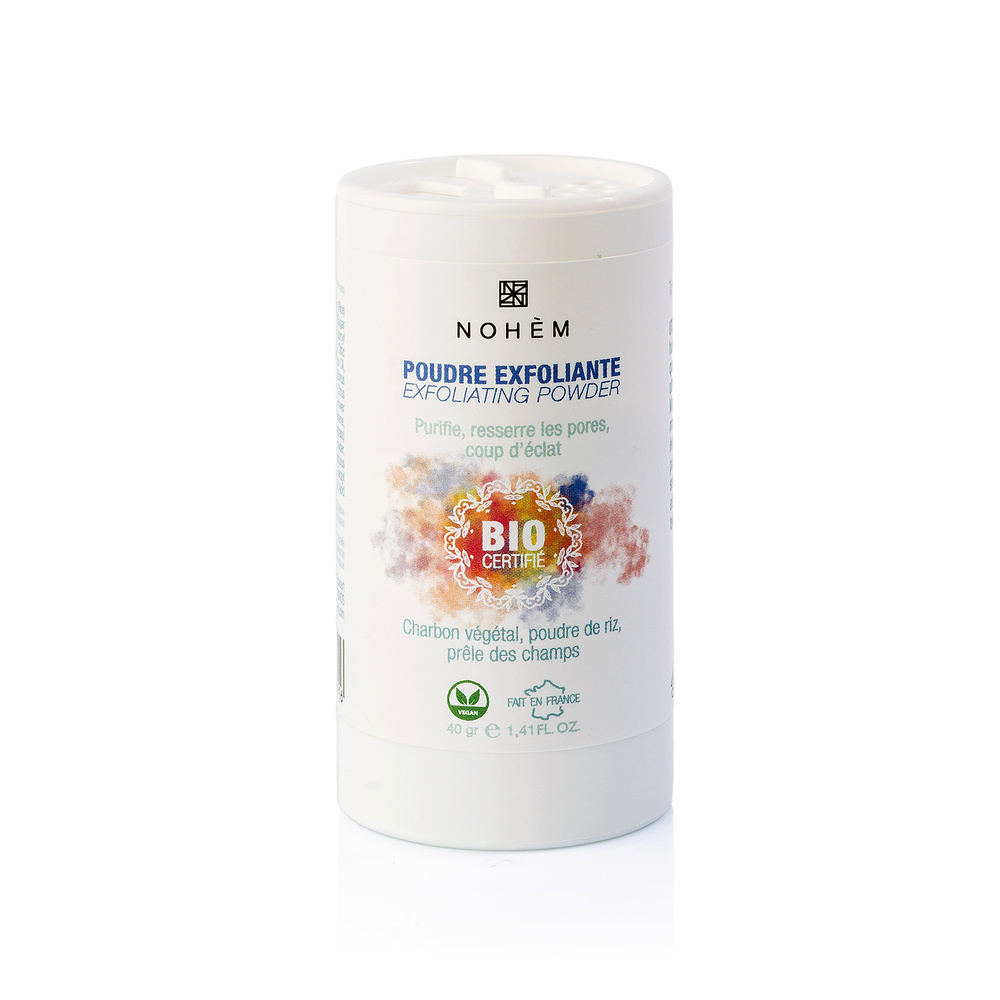 nohèm Poudre exfoliante visage poudre nettoyante visage