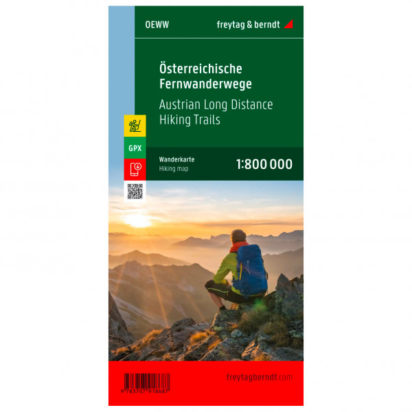 Freytag & Berndt - Oeww Österreichische Fernwanderwege - Wanderkarte