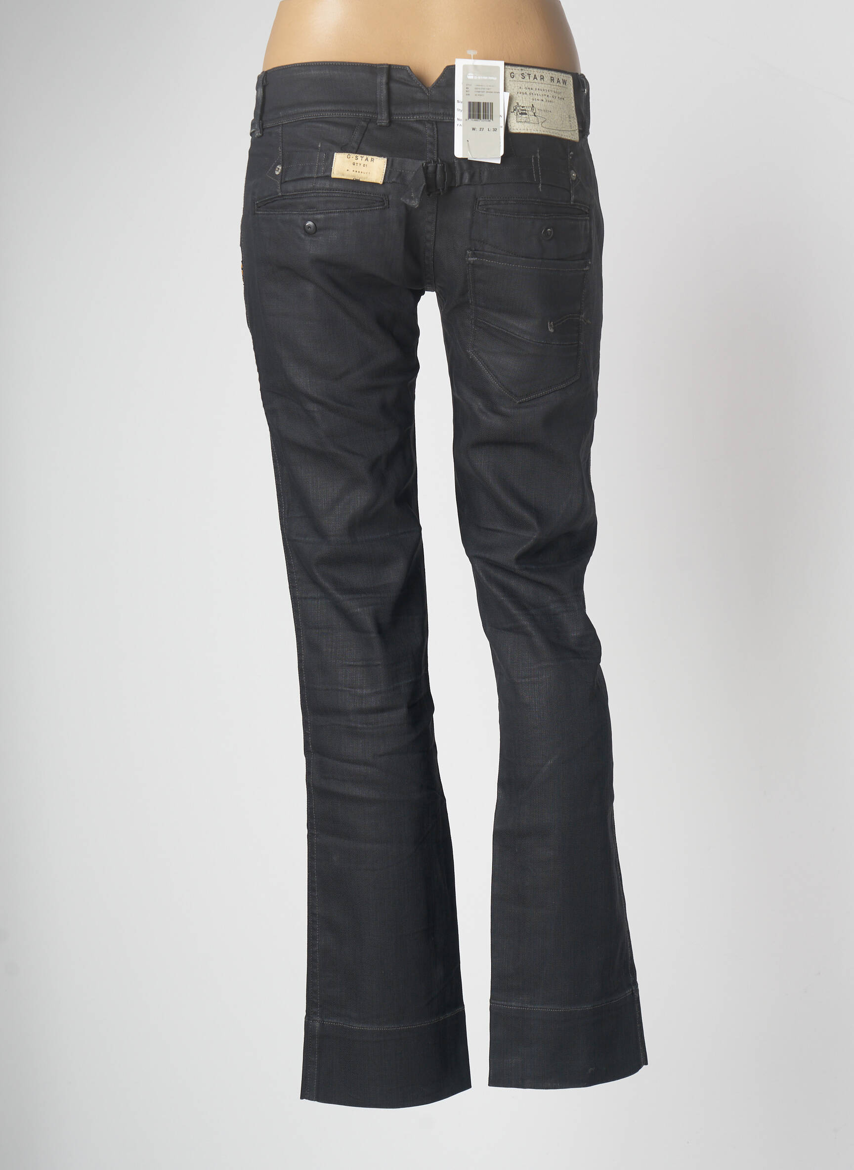 G Star Jeans Coupe Droite Femme couleur noir