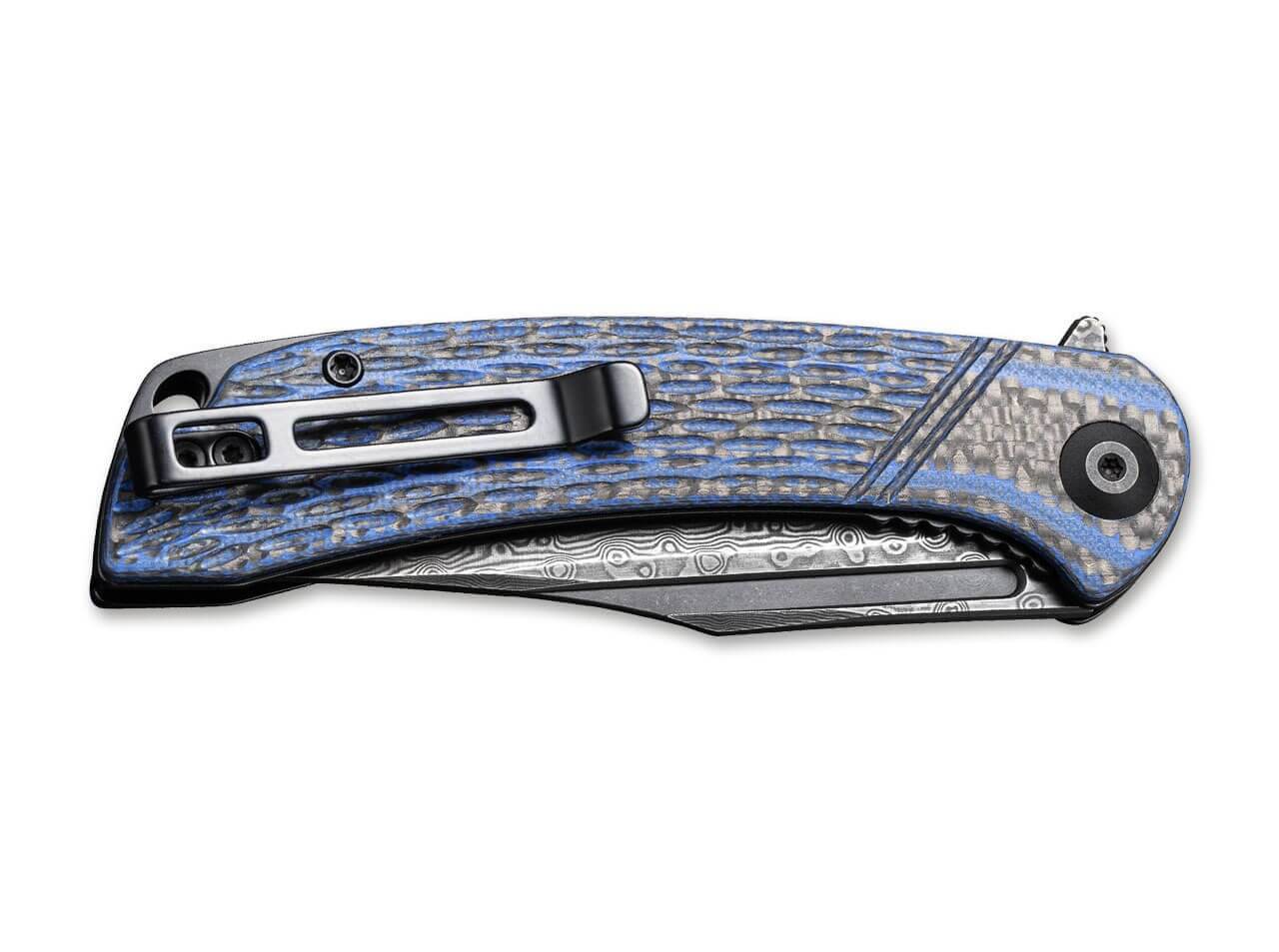 Dogma Damascus Carbon Blue