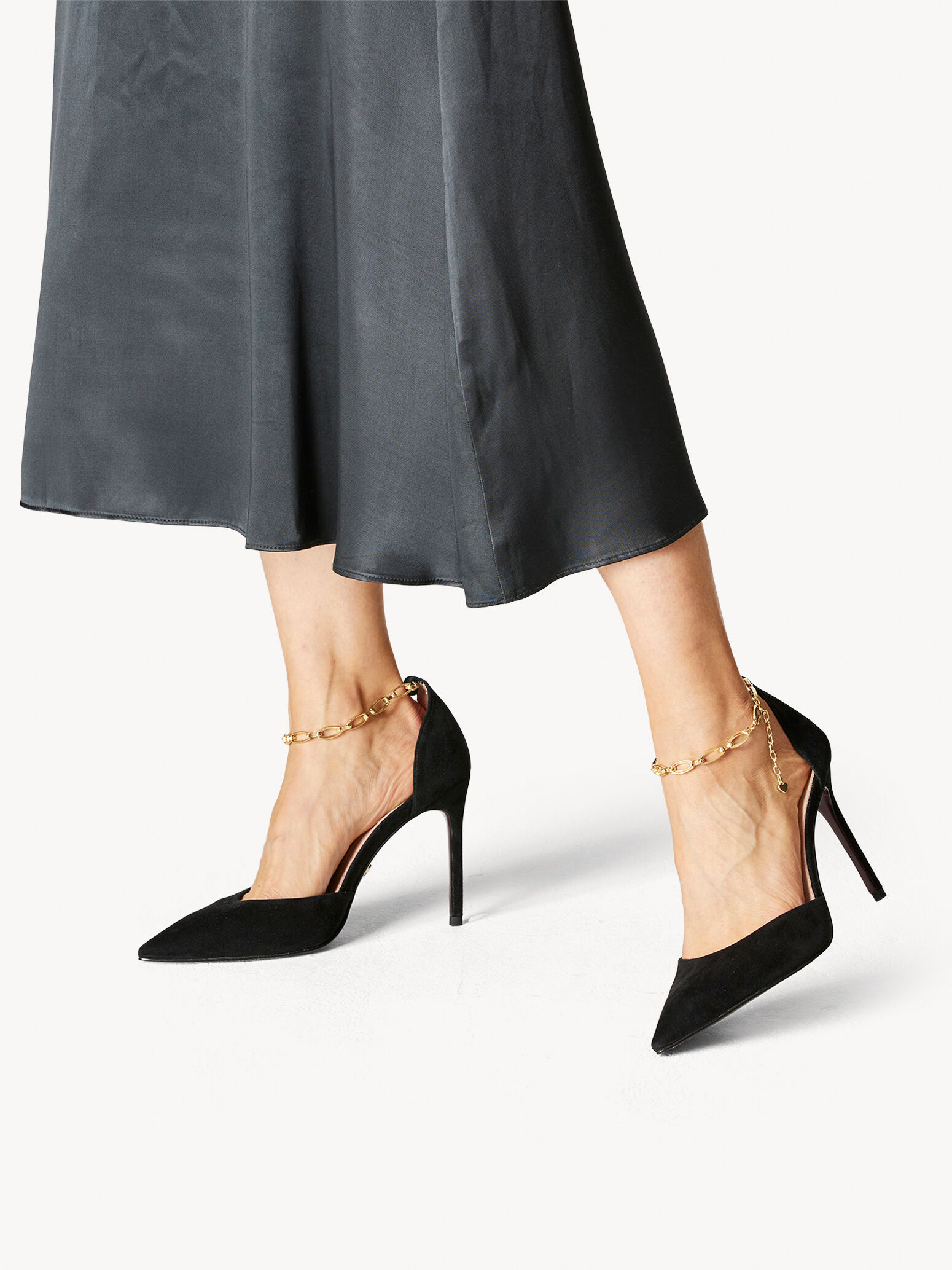 Escarpin en cuir - noir