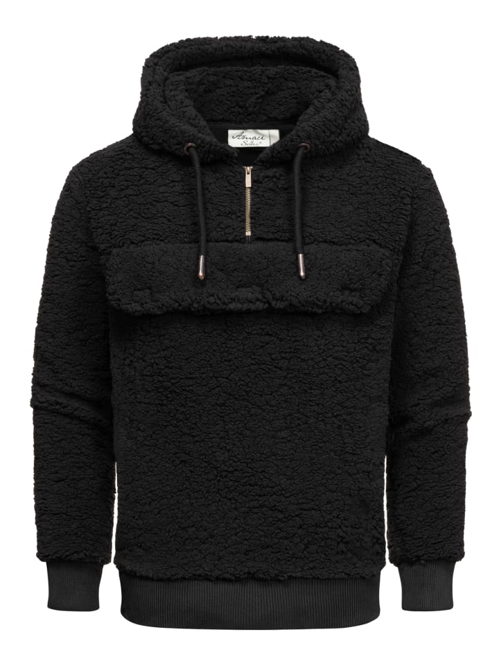 Amaci&Sons Windbreaker mit Teddyfell RUXTON in Schwarz günstig kaufen