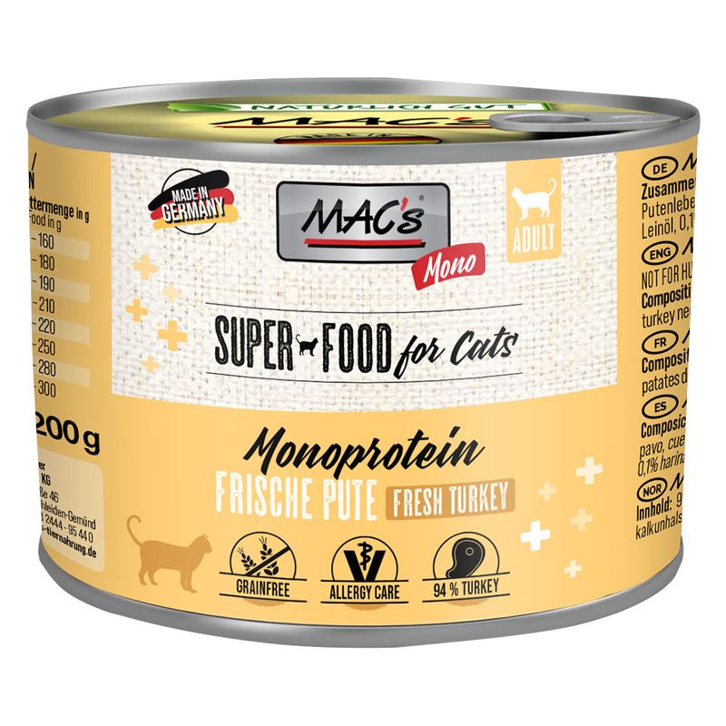 MAC´s Cat Mono Sensitive 6 x 200 g zu TOP-Preisen