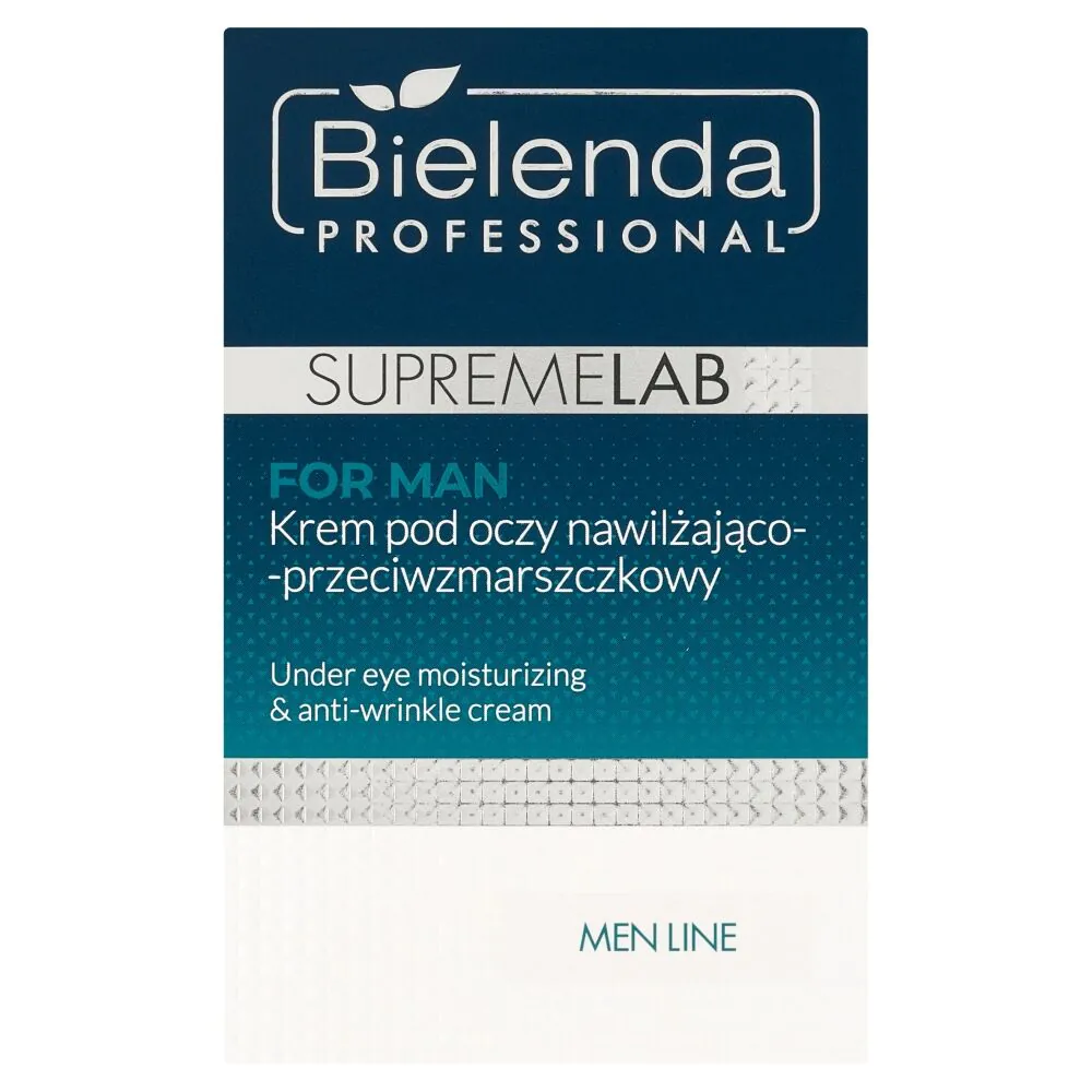 „Bielenda Professional Supremelab Men Line“ drėkinamasis ir raukšles mažinantis paakių kremas