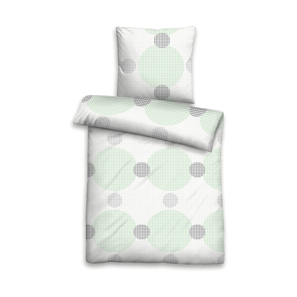 Bettwäsche Punkte mint