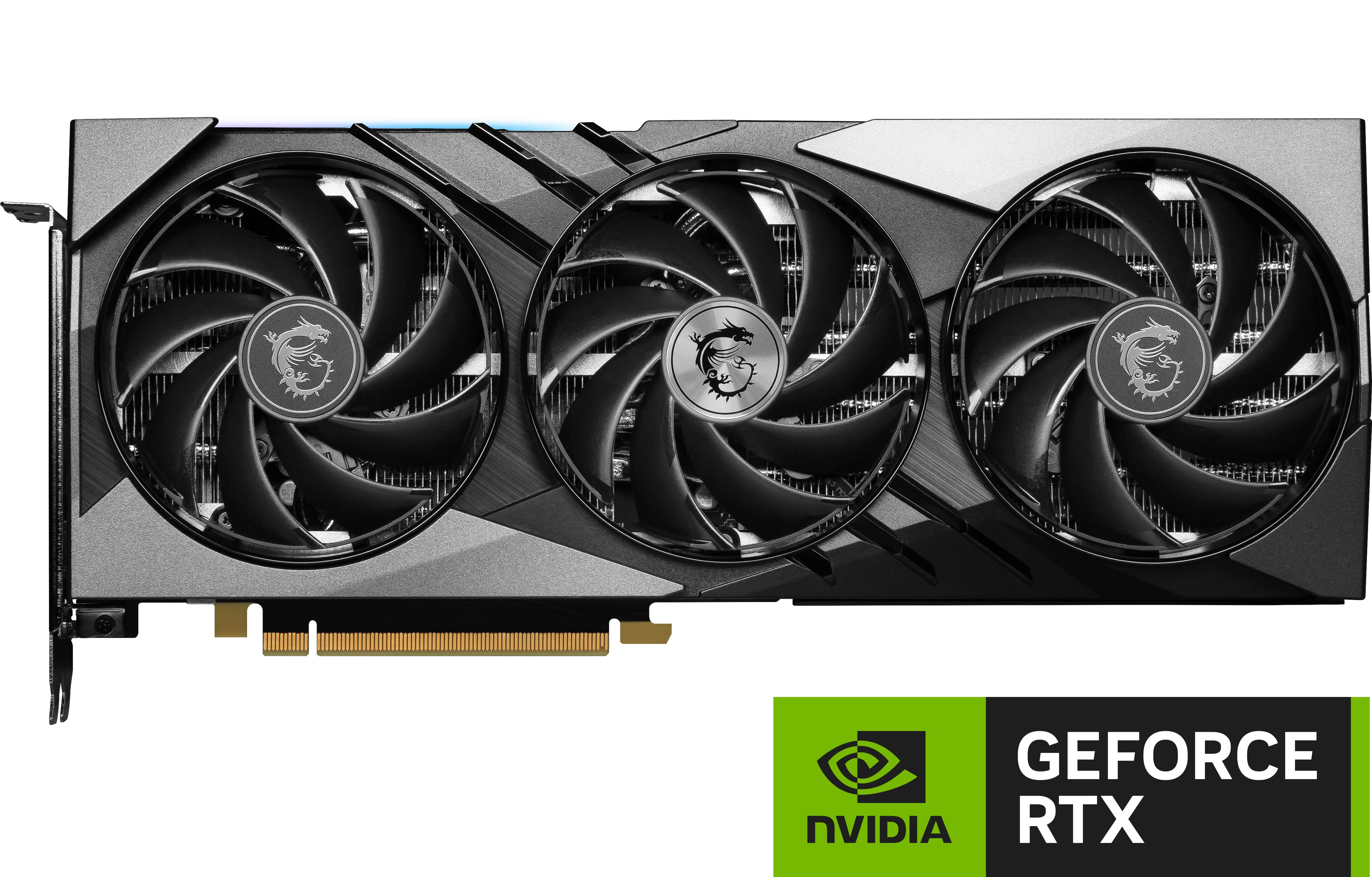 MSI GeForce RTX 4070 Ti GAMING X SLIM 12G Grafikkarte (12 GB, GDDR6X)