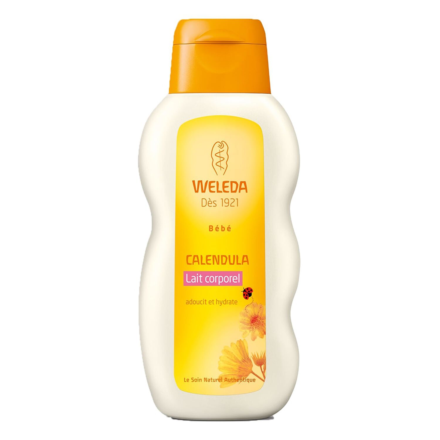 Weleda Calendula Baby Lait Corporel pour Bébé - Hydrate et Adoucit - Senteur Douce et Légère - 200 ml