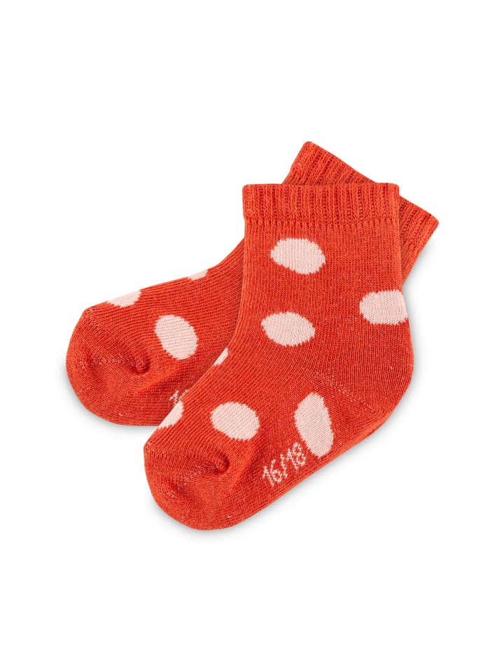 Sigikid Socken-Set 3er happy ladybug in Rot/Rosa/Grün günstig kaufen