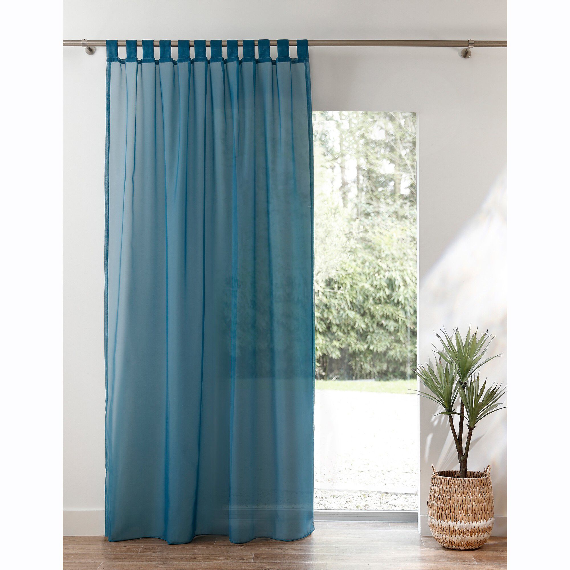 Panneau voile uni finition pattes