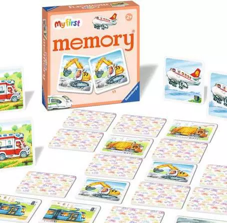 My first memory® Fahrzeuge - Kinderspiel ab 2 Jahren