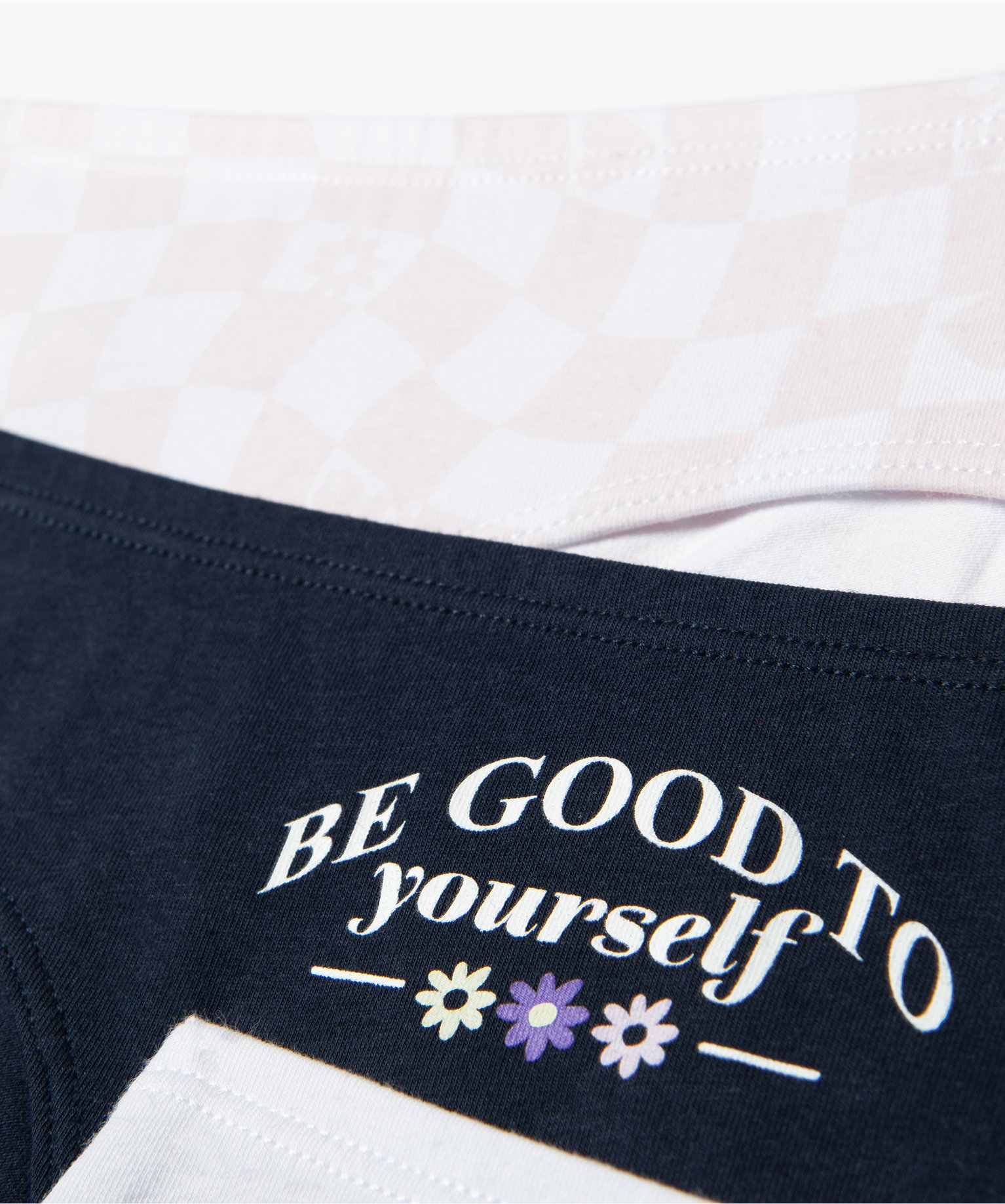 Culottes fille à motifs en coton biologique stretch (lot de 3) multicolore | GEMO