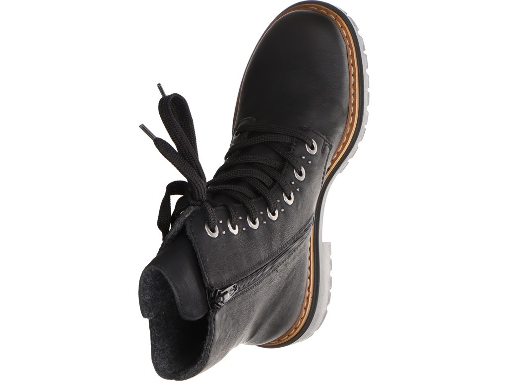 RIEKER Winterstiefel schwarz