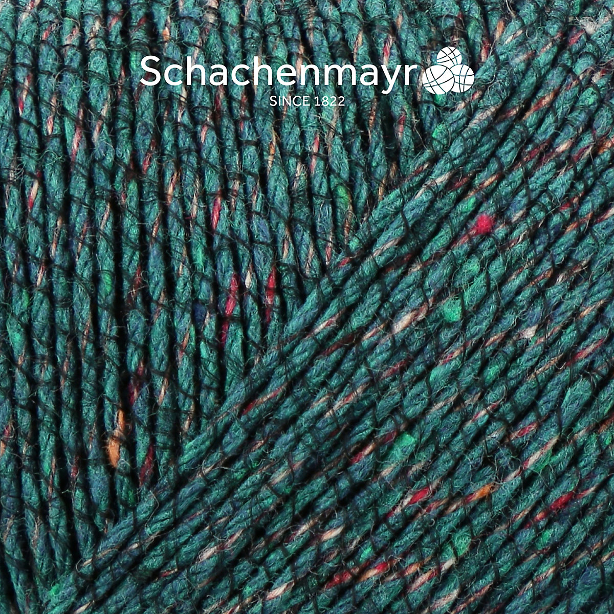 Handstrickgarne Denim Tweed, 50g Smaragd