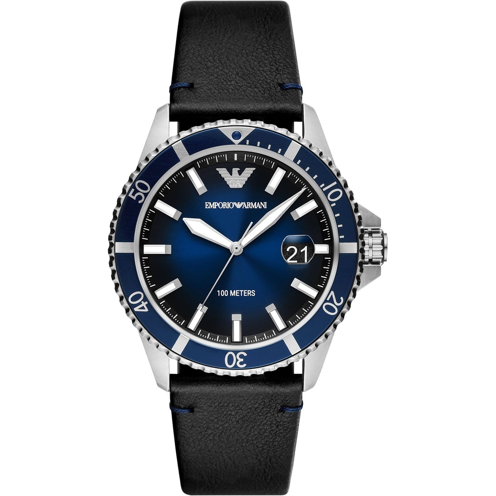 Emporio Armani Montre pour hommes Acier inoxydable Montre