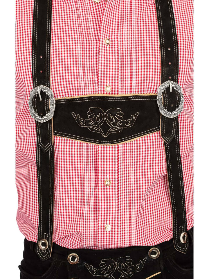 MADDOX Lederhose KORBINIAN-HT in schwarz günstig kaufen 56