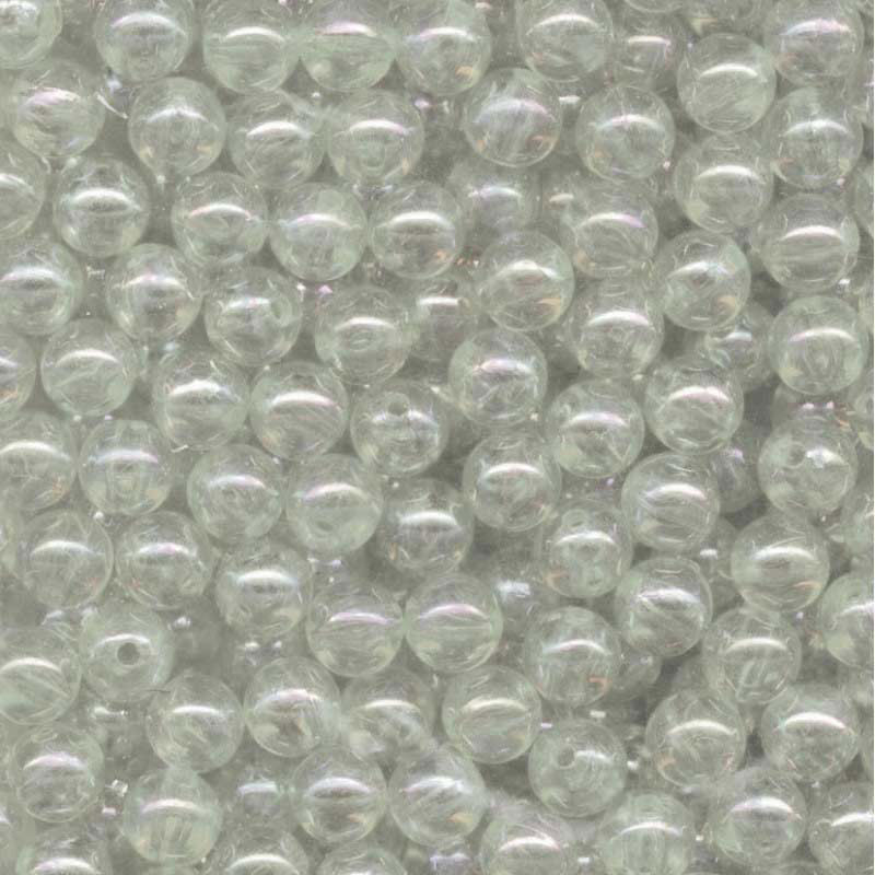 Mikro transparente flashmer glasperler