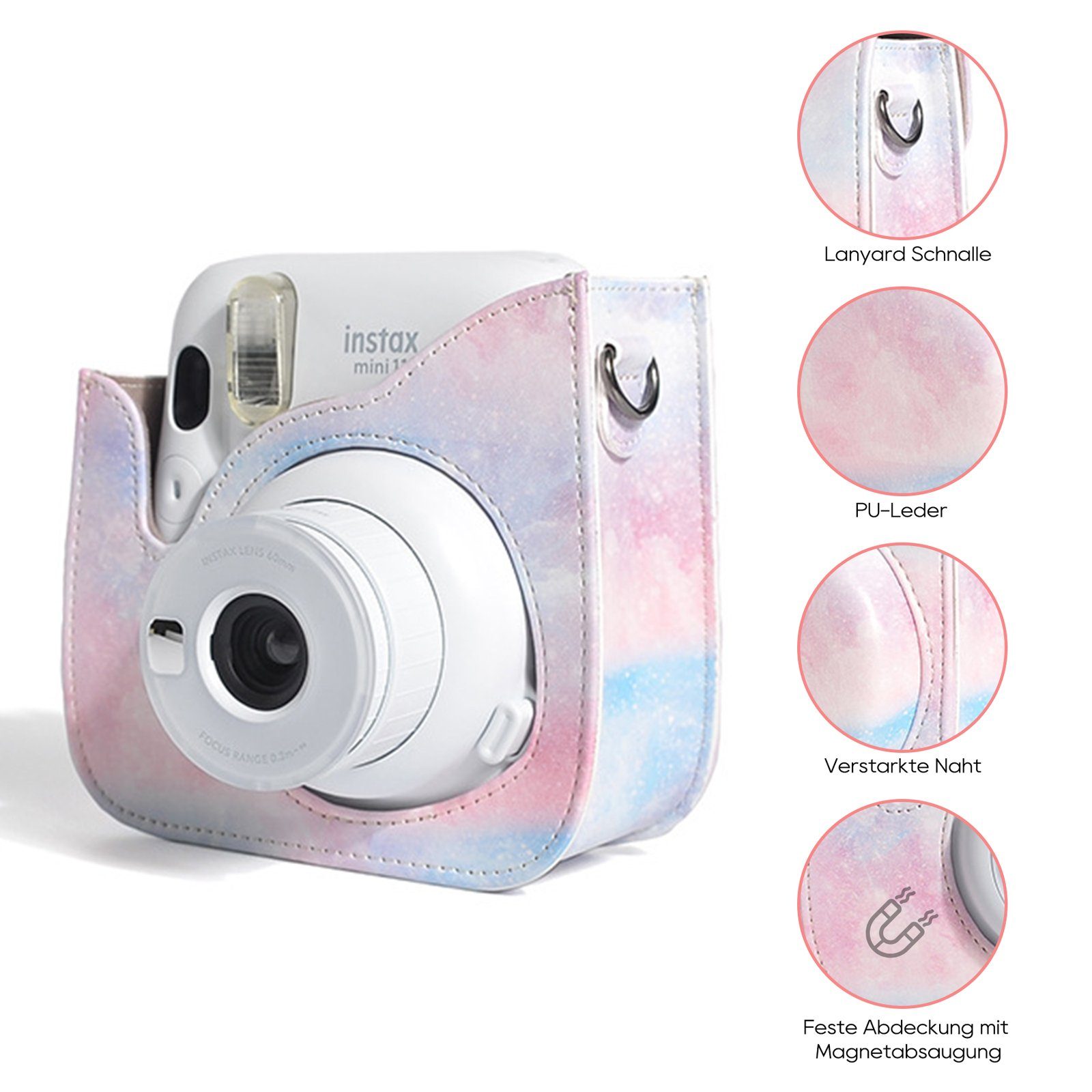 CALIYO Kameratasche Kompatibel Tasche Hülle für Mini 11 Camera case Kameratasche, Verstellbarer Schultergurt für angenehmen Komfort unterwegs