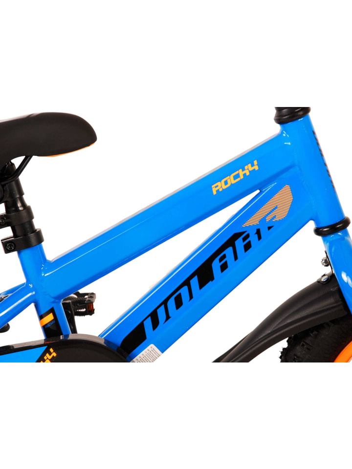 Volare Kinderfahrrad Rocky für Jungen 12 Zoll Kinderrad in Blau Fahrrad 3 Jahre günstig kaufen onesize