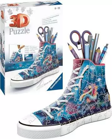 3D Puzzle Sneaker Bezaubernde Meerjungfrauen