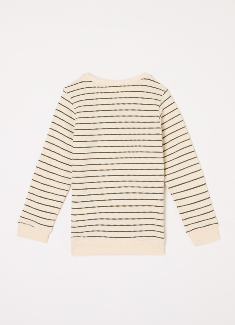 Lil 'Atelier NMMRamus fine knit sweater with stripe print